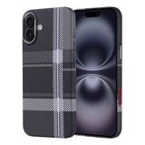Apple iPhone 16 Plus Kılıf M-safe Şarj Özellikli Karbon Fiber Görünümlü Zore Nekst Kapak