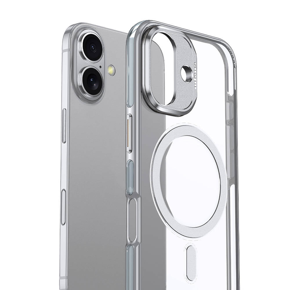 Apple iPhone 16 Plus Kılıf M-safe Şarj Özellikli Wlons Standlı Efsane Kapak