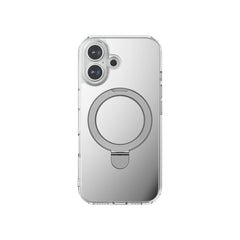 Apple iPhone 16 Plus M-safe Şarj Özellikli Kılıf Raptic Air Stand Serisi Aynalı Arka Yüzey Standlı Kapak