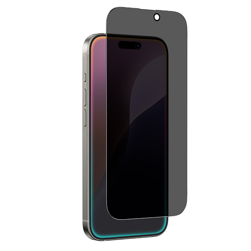 Apple iPhone 16 Pro Amazingthing Radix Privacy Parmak İzi Bırakmayan Temperli Cam Ekran Koruyucu