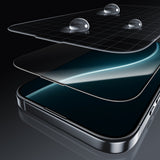 Apple iPhone 16 Pro Benks Glass Warrior HD 0.3mm Ultra İnce 0.9mm Kenarları Güçlendirilmiş Cam Ekran Koruyucu + Kolay Uygulama Aparatlı