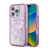 Apple iPhone 16 Pro Case Hello Kitty Original Licensed Liquid Silvery 50th Anniversary Party Cover