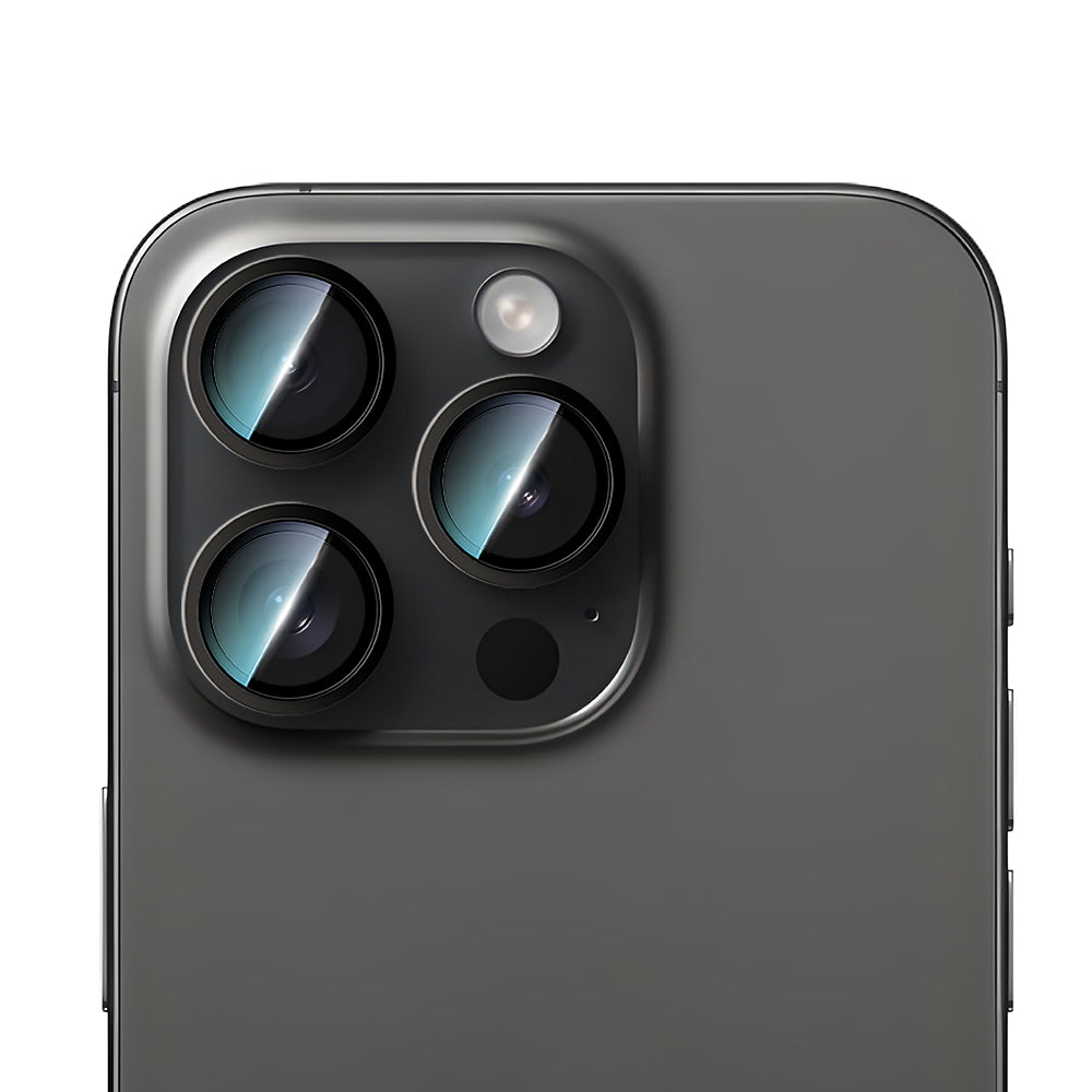 Apple iPhone 16 Pro CaseWorld Alloy Serisi Oleofobik Anti Reflective Kamera Lens Koruyucu