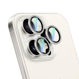 Apple iPhone 16 Pro CaseWorld Alloy Sparkling Diamond Serisi Taşlı Lens Koruyucu