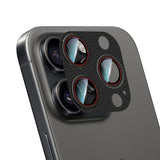 Apple iPhone 16 Pro CaseWorld Karbon Fiber Serisi Anti Reflective Ultra Clear Full Kamera Lens Koruyucu