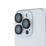 Apple iPhone 16 Pro Guess Orjinal Lisanslı Metal Kamera Lens Koruyucu