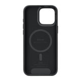 Apple iPhone 16 Pro Kılıf M-safe Şarj Özellikli Aramid Fiber Pitaka Military-Grade Classic Serisi New Logo Black-Grey Twill Kapak