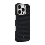 Apple iPhone 16 Pro Kılıf M-Safe Şarj Özellikli Benks ArmorAir ArmorGrid Serisi Kevlar Kapak