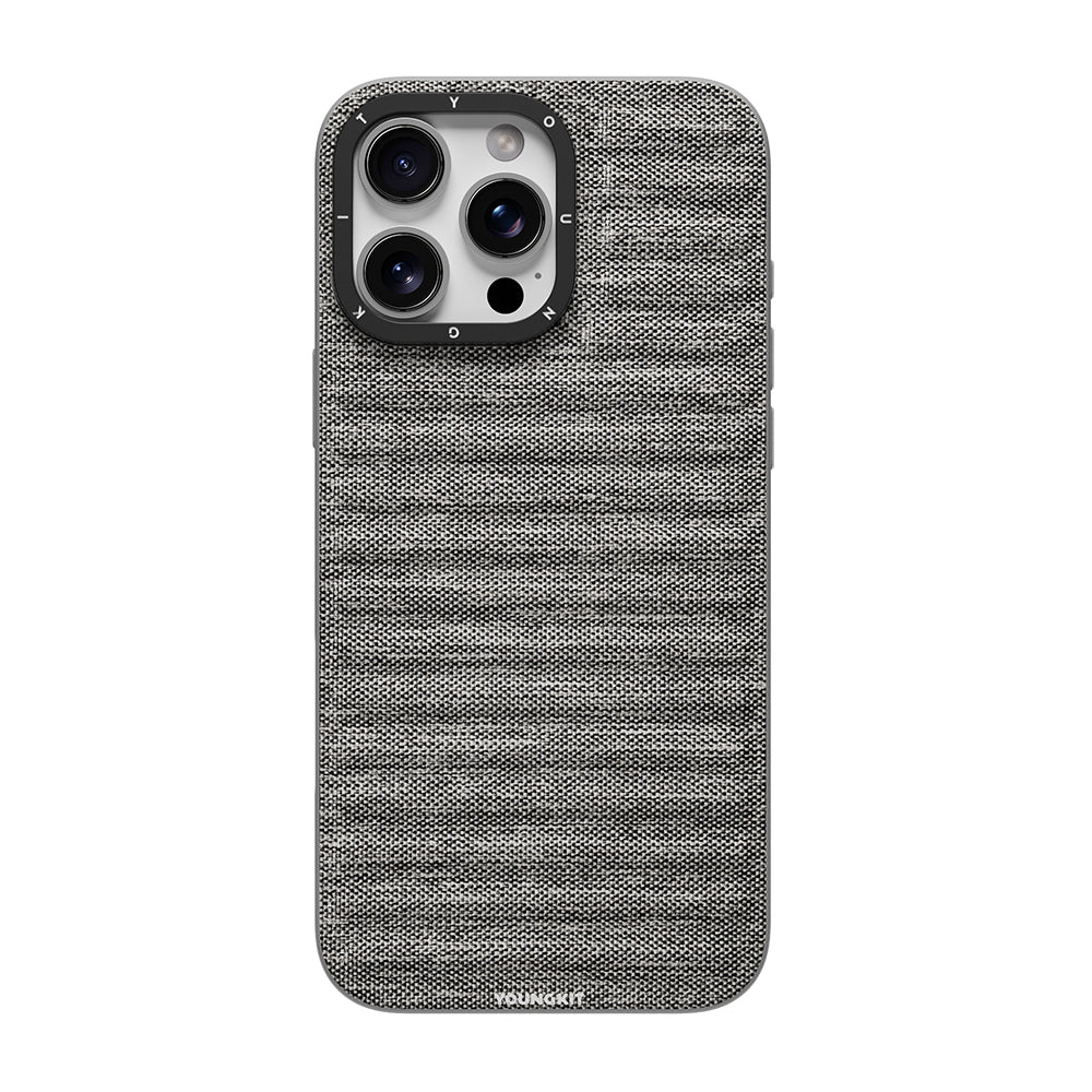 Apple iPhone 16 Pro Kılıf M-safe Şarj Özellikli Youngkit Canvas Serisi Kapak
