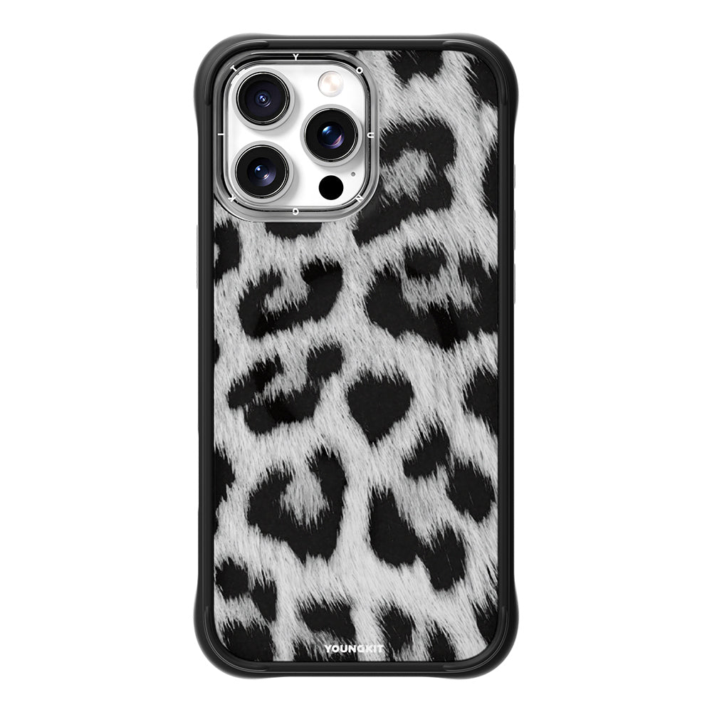Apple iPhone 16 Pro Kılıf M-safe Şarj Özellikli Youngkit Leopard Serisi Kapak