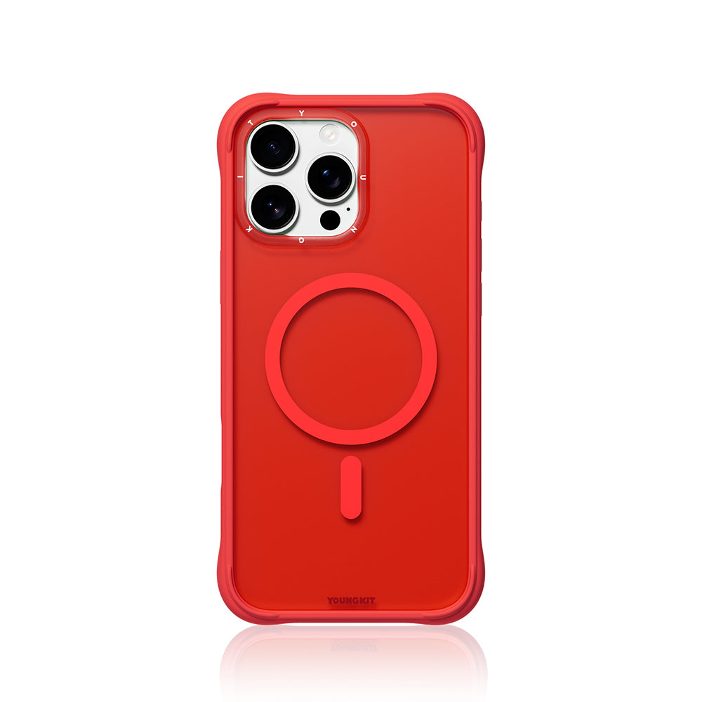Apple iPhone 16 Pro Kılıf M-safe Şarj Özellikli Youngkit Macaroon Serisi Kapak