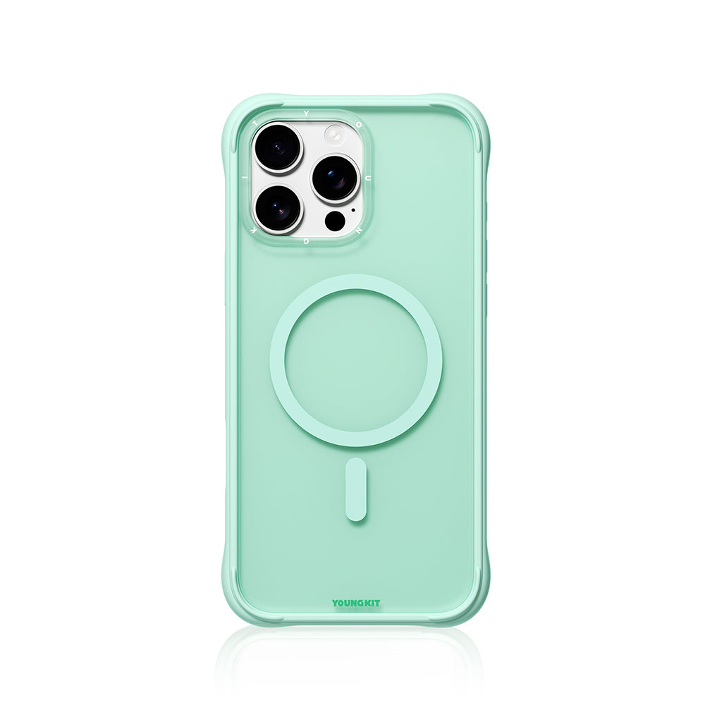 Apple iPhone 16 Pro Kılıf M-safe Şarj Özellikli Youngkit Macaroon Serisi Kapak