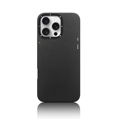 Apple iPhone 16 Pro Kılıf M-safe Şarj Özellikli Aramid Fiber Youngkit 1500D Kevlar Extreme Wing Serisi Kapak
