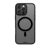 Apple iPhone 16 Pro Kılıf M-safe Şarj Özellikli Cam Arka Yüzey TPU Youngkit Gemstone Serisi Kapak