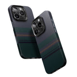 Apple iPhone 16 Pro Kılıf M-safe Şarj Özellikli Karbon Fiber Tasarımlı Benks Aurora ArmorAir Kevlar Kapak