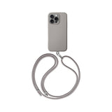Apple iPhone 16 Pro Kılıf M-safe Şarj Özellikli Soft Arka Yüzey Askı İpli Coehl Creme Kapak