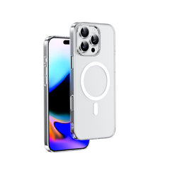 Apple iPhone 16 Pro Kılıf M-safe Şarj Özellikli Wiwu YXK-207 Invisible Pro Sert PC Kapak