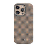 Apple iPhone 16 Pro Kılıf Wiwu DCC-208 M-safe Şarj Özellikli Kamera Standlı Aramid Fiber Tasarım Kevlar Kapak