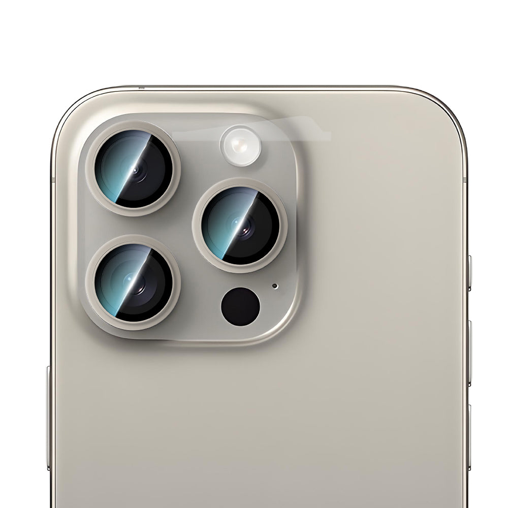 Apple iPhone 16 Pro Max CaseWorld Alloy Serisi Oleofobik Anti Reflective Kamera Lens Koruyucu