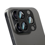 Apple iPhone 16 Pro Max CaseWorld Karbon Fiber Serisi Anti Reflective Ultra Clear Full Kamera Lens Koruyucu