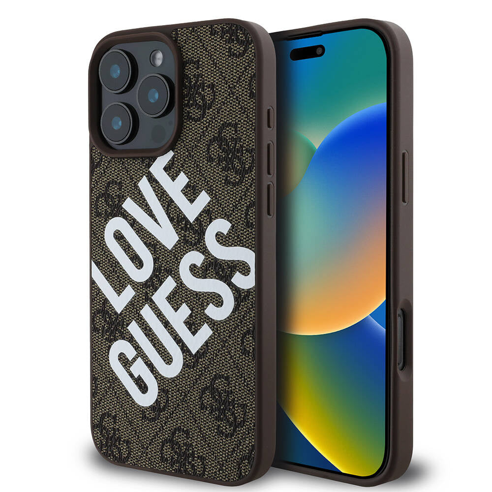 Apple iPhone 16 Pro Max Kılıf Guess Orjinal Lisanslı Big Love Guess Kapak