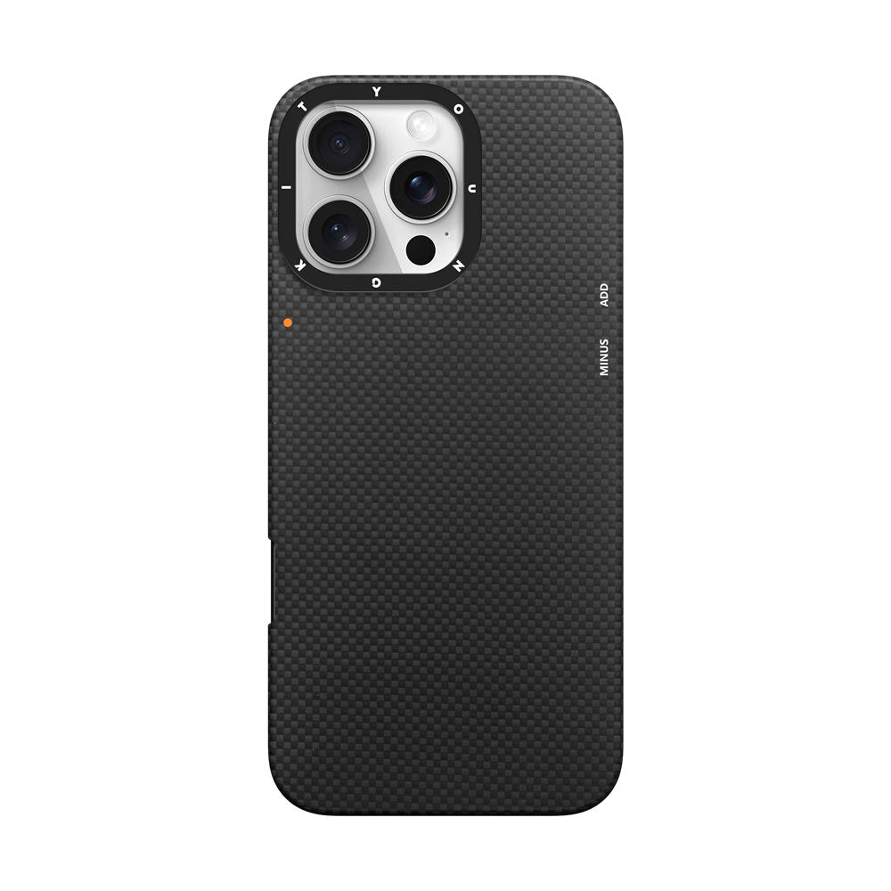Apple iPhone 16 Pro Max Kılıf M-safe Şarj Özellikli Aramid Fiber Youngkit 1500D Kevlar Extreme Wing Serisi Kapak