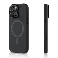 Apple iPhone 16 Pro Max Kılıf M-safe Şarj Özellikli Kamera Standlı Youngkit Bitty Cream Kapak