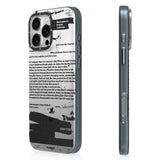 Apple iPhone 16 Pro Max Kılıf M-safe Şarj Özellikli Youngkit Literary Serisi Shakespeare Kapak