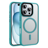 Apple iPhone 16 Pro Max Kılıf Mat Arka Yüzey Wireless Şarj Özellikli Zore Flet M-safe Kapak