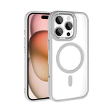 Apple iPhone 16 Pro Max Kılıf Wireless Şarj Özellikli Zore Krom M-safe Silikon Kapak