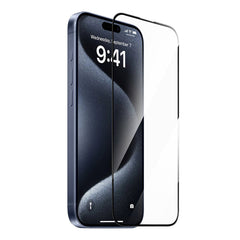 Apple iPhone 16 Pro Max Wiwu GT-008 Polimer Oleofobik Kaplama Şeffaf Pürüzsüz Temperli Cam Ekran Koruyucu 10'lu Paket