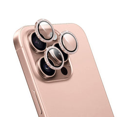 Apple iPhone 16 Pro Wiwu LG-006 Diamond Lens Guard Kolay Uygulama Aparatlı Kamera Lens Koruyucu