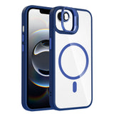 Apple iPhone 16E Kılıf Standlı ve Kamera Lens Hediyeli M-Safe Şarj Özellikli Zore Etro Kapak