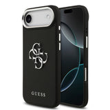 Apple iPhone 17 Air Kılıf Guess Orjinal Lisanslı PU Deri 4G Büyük Metal Logo Dizaynlı Kapak