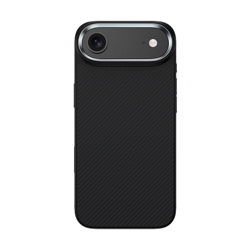 Apple iPhone 17 Air Kılıf Karbon Fiber M-safe Şarj Özellikli Benks Hybrid ArmorPro 600D Kevlar Kapak