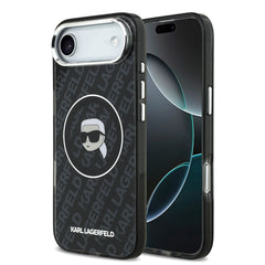 Apple iPhone 17 Air Kılıf Karl Lagerfeld Orjinal Lisanslı IML Baskılı KL Heads Kapak