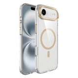 Apple iPhone 17 Air Kılıf M-safe Şarj Özellikli Airbagli Kamera Standlı Zore Azor Kapak
