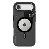 Apple iPhone 17 Air Kılıf M-safe Şarj Özellikli Disk Desenli Youngkit Disc Battle Kapak