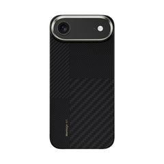 Apple iPhone 17 Air Kılıf M-safe Şarj Özellikli Karbon Fiber Benks Montage ArmorAir Kevlar Kapak