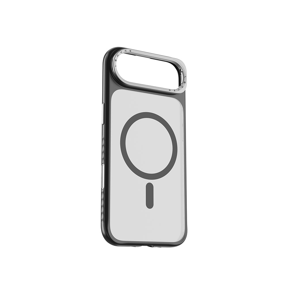 Apple iPhone 17 Air Kılıf M-safe Şarj Özellikli Metal Kamera Standlı Lenyes CK226 PC Kapak