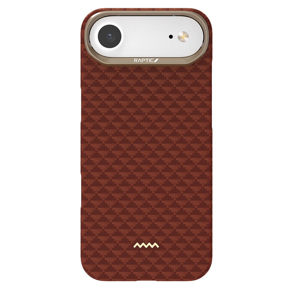 Apple iPhone 17 Air Kılıf M-safe Şarj Özellikli Raptic Aramid Skin Origin Serisi Kapak