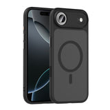 Apple iPhone 17 Air Kılıf Mat Arka Yüzey Wireless Şarj Özellikli Zore Flet M-safe Kapak