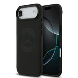 Apple iPhone 17 Air Kılıf Mercedes Benz Orjinal Lisanslı M-safe Şarj Özellikli Hakiki Deri Nostaljik Yıldız Dizayn Kapak
