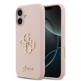 Apple iPhone 17 Kılıf Guess Orjinal Lisanslı Grained Yazı Logolu Kapak