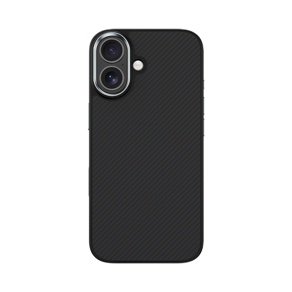 Apple iPhone 17 Kılıf Karbon Fiber M-safe Şarj Özellikli Benks Hybrid ArmorPro 600D Kevlar Kapak