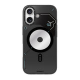 Apple iPhone 17 Kılıf M-safe Şarj Özellikli Disk Desenli Youngkit Disc Battle Kapak