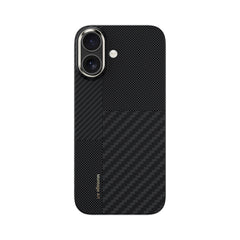 Apple iPhone 17 Kılıf M-safe Şarj Özellikli Karbon Fiber Benks Montage ArmorAir Kevlar Kapak