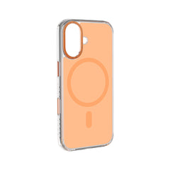 Apple iPhone 17 Kılıf M-safe Şarj Özellikli Metal Kamera Çerçeveli Airbag Tasarımlı Lenyes CK221 Sert PC Kapak