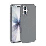 Apple iPhone 17 Kılıf M-Safe Şarj Özellikli Metal Kamera Çerçeveli Zore Edi Silikon Kapak
