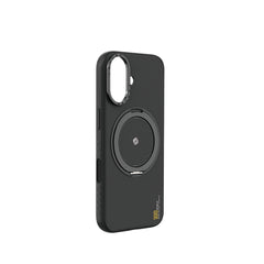 Apple iPhone 17 Kılıf M-safe Şarj Özellikli Metal Standlı Lenyes CK225 Kevlar Kapak